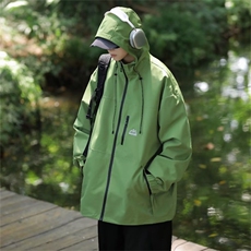 F202-P65春季新款美式潮牌冲锋衣外套男户外机能连帽夹克现货，男装夹克，星座512-6