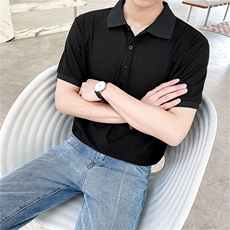 翻领短袖polo衫男青年潮牌夏季t恤韩版修身潮流新款百搭纯棉，男装T恤，星座505-2（原电商A260-1)