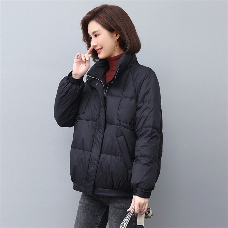 2022新款冬季保暖羽绒服女短款修身显瘦时尚外套,女装羽绒服,依恋蒂丝