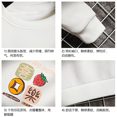T4322-P25加绒款-P35简约帅气百搭长袖t恤男大码胖子卫衣网格，男装T恤，电商A040A
