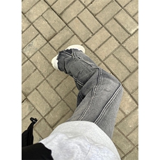 自家图，cleanfit裤子男款秋冬侧拉链显瘦显高牛仔裤-KZA50-P60，男装牛仔裤，星座1007（原301D）