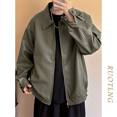 痞帅皮衣设计感潮牌皮夹克男机车服高街外套JK639-P70，男装夹克，星座208-5