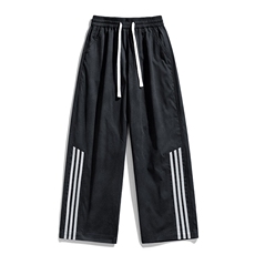 休闲裤男夏季新款港风宽松扎染工装阔腿裤CK8203-P48，男装休闲裤，星座214-3