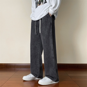 冬季加绒加厚牛仔裤男棉裤秋裤保暖抗寒宽松直筒裤子110-1-P45图片