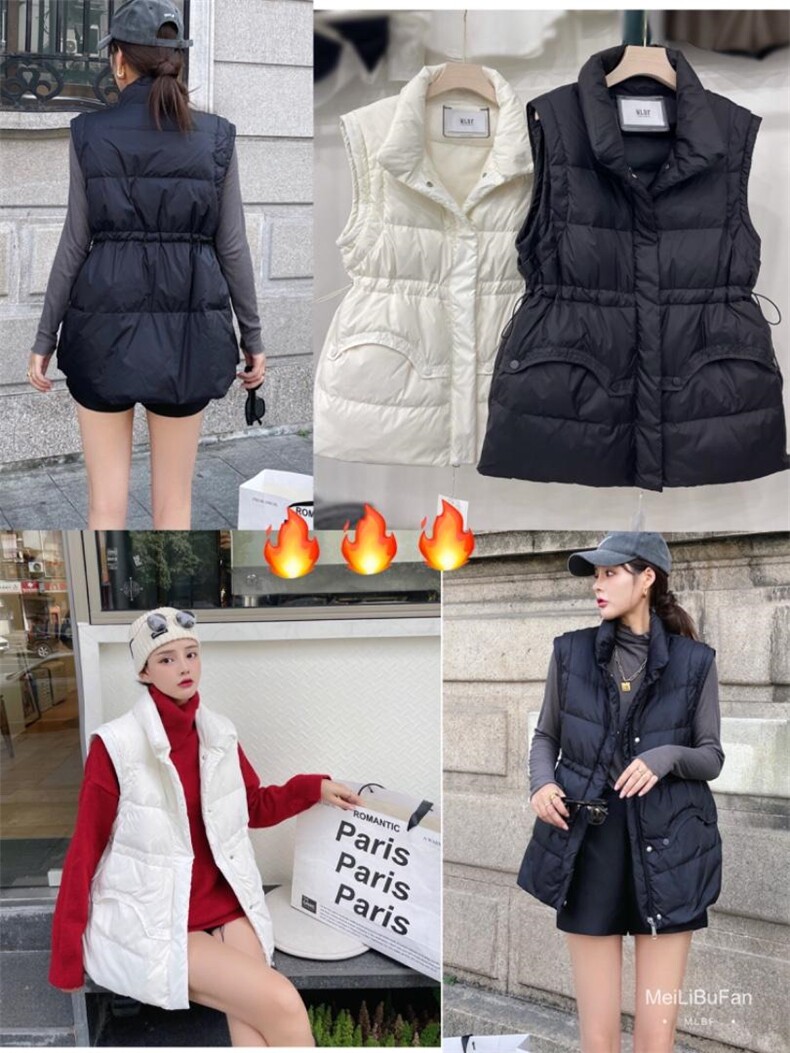 现货羽绒马甲，女装马甲，魅力布梵