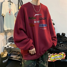 ！圆领卫衣男长袖T恤男WY163-P28加绒款（JR）-P33控价:49，男装卫衣，电商B367