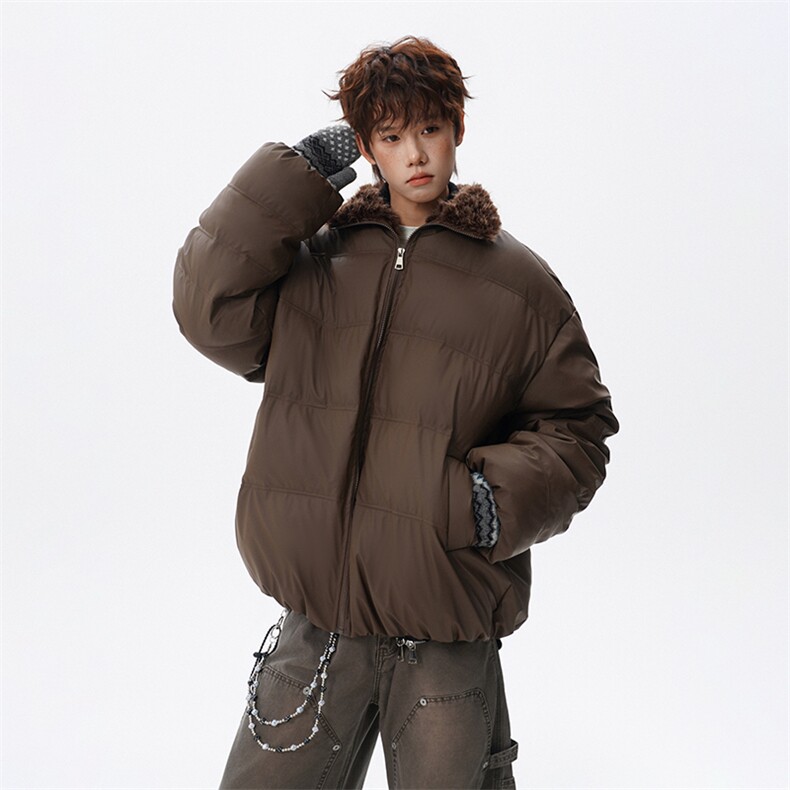 手塞棉)冬季新款排骨座山雕棉服加厚外套AMF005-P98-控178图片