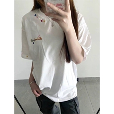 原版刺绣纯棉短袖ZX0306-P35，男装T恤，星座313A(原308A-2)