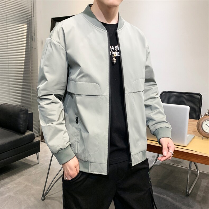 数据好高品质秋装青春版男装棒球领休闲夹克时尚男外套B301,男装夹克,星座301D(原星座1004-8）