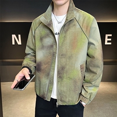 秋季外套男2025新款立领休闲百搭男士夹克C317-J7708-P115，男装夹克，电商C317