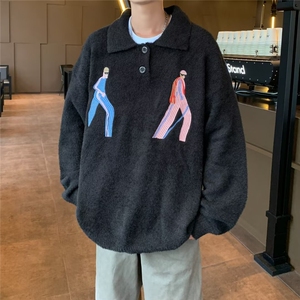 美式毛衣男慵懒风休闲针织衫 Y412 P53图片