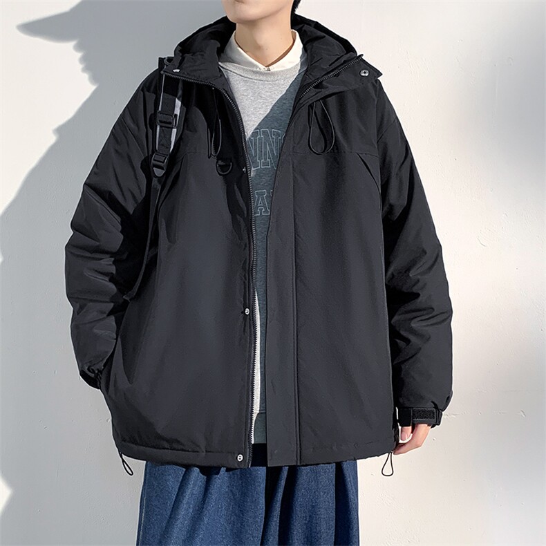 冬季新品保暖连帽棉衣休闲潮流青少年百搭棉服外套MY9083-P100,男装棉衣,电商A128