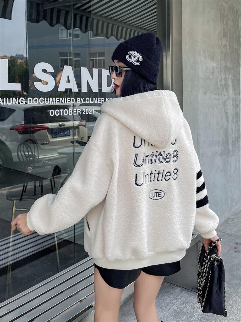 绣花皮毛外套，其它，韩外