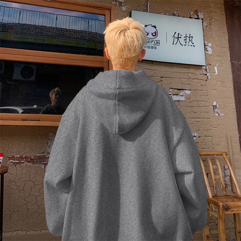 超好看连帽毛衣男士半开衫针织衫男潮牌情侣套头上衣-控99,男装针织衫/毛衣,星座310A-3