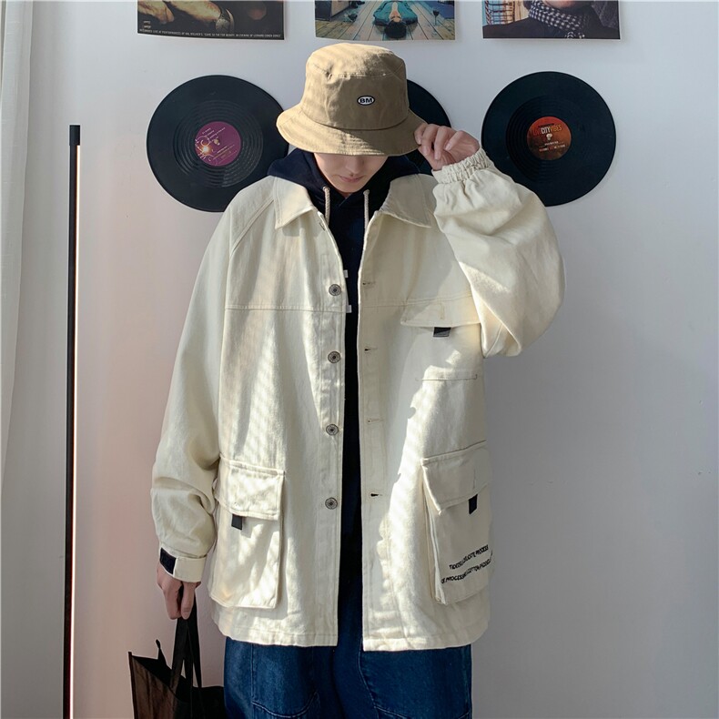 25春季新款工装韩版潮流复古男女夹克外套上衣JK52/P30,男装夹克,星座202