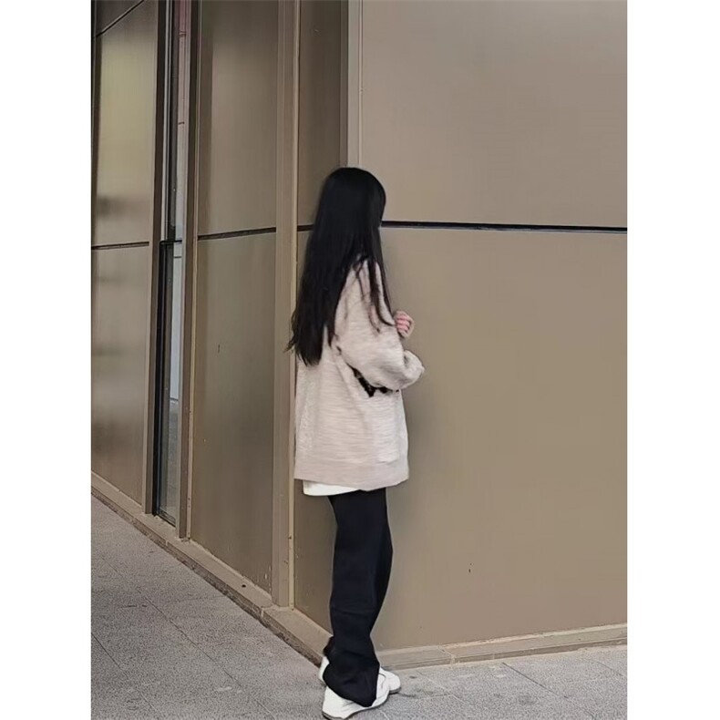 【有货】MY452HH-特P58秋冬高级感慵懒风开衫毛衣男美式针织外套,男装针织衫/毛衣,星座1007（原301D）
