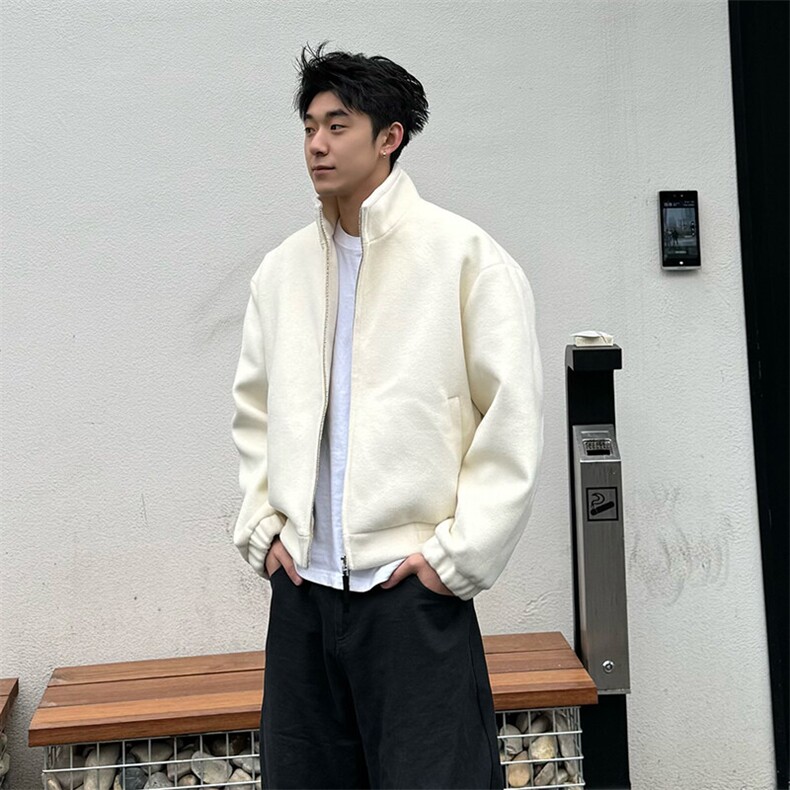 两千件现货到！黑色男模图W2501高品质呢子夹克,男装夹克,电商C313
