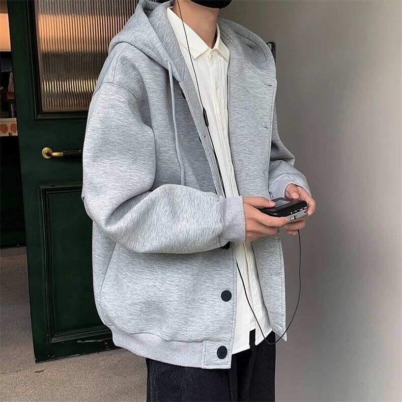 W9353-P60网图现货新款美式复古重磅开衫连帽卫衣宽松休闲外套,男装卫衣,星座1608-2