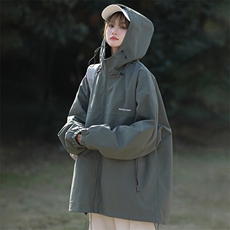！815A-MJ7272-P58特2025秋季外套秋装冲锋衣三防休闲夹克女，男装夹克，星座815A