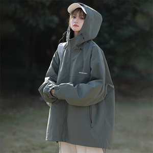 ！815A-MJ7272-P58特 2025秋季外套秋装冲锋衣三防休闲夹克女图片