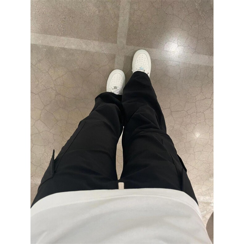 【网图】黑色速干工装裤男款夏季大口袋美式机能裤子KZ28WW-特P48,男装工装外套,星座1007（原301D）
