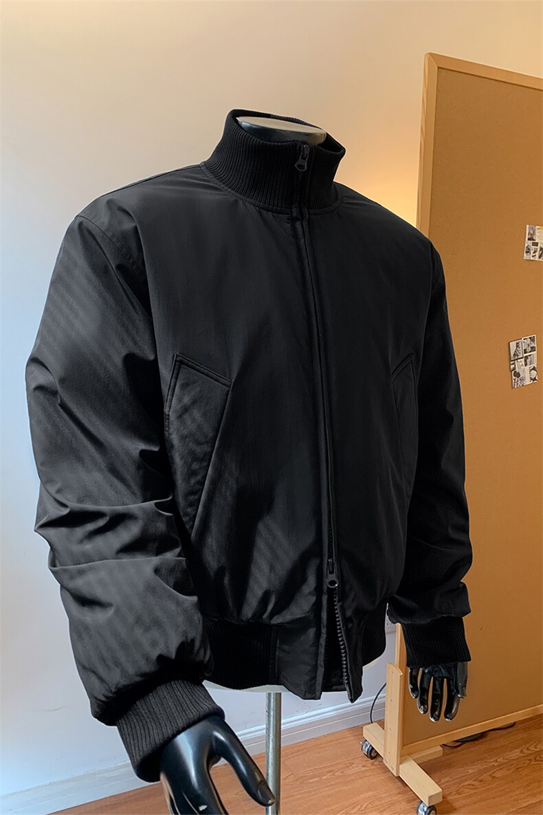 羽绒服90绒廓形飞行夹克冬季美式工装外套男5D1143-TP109不,男装夹克,电商A102