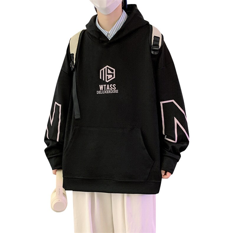 连帽卫衣男春秋季美式潮牌情侣宽松上衣服A168-WGWY06-TP48,男装卫衣,电商A168
