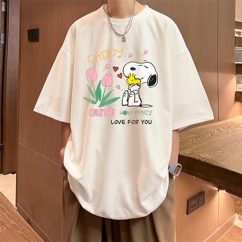 华夫格t恤男短袖男大码五分袖酒店风HT73324-P22,男装T恤,电商A040