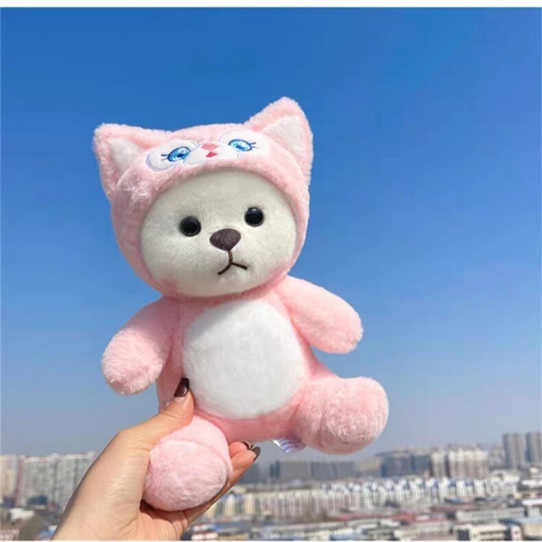 丽丽熊变身贝贝可爱精品毛绒玩具玩偶送女生礼物，卓淼玩具厂