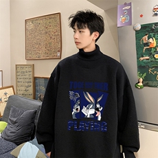 控68高领毛衣男士大码内搭毛线衣男GM45234-P45加绒款-P65，男装针织衫/毛衣，电商A040
