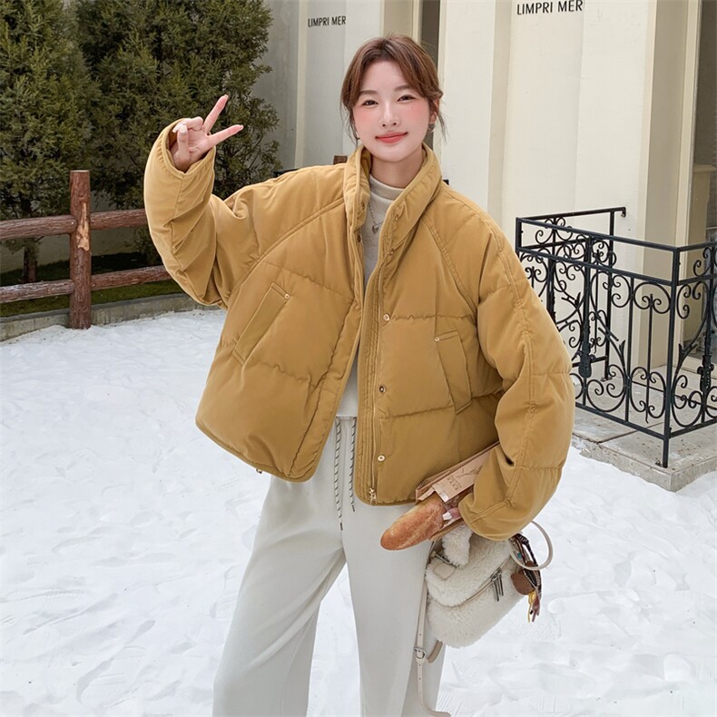 新款主推丝绒羽绒50绒羽绒服2655-P245-K368,女装短外套,2C129