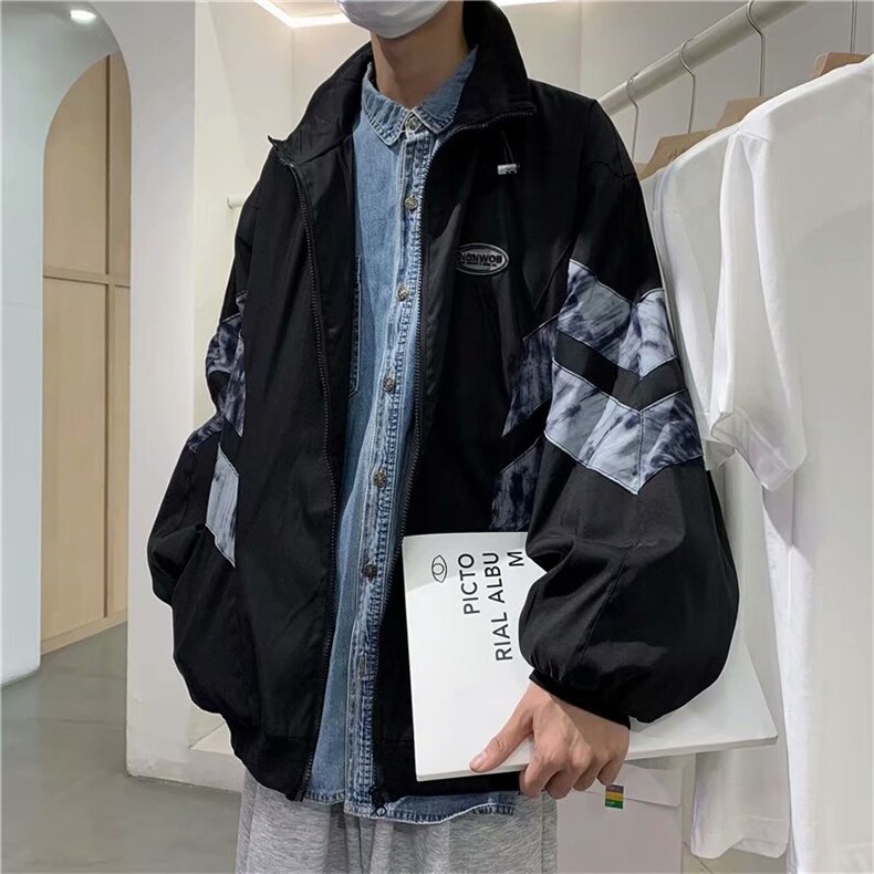 腰果花外套男春秋季韩版潮流百搭夹克ins大码宽松衣服W1630-P52,男装夹克,星座512-4