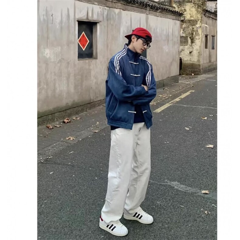 新中式风盘扣外套男女春秋设计感棒球服运动夹克LHJ1033-P78,男装夹克,星座1008