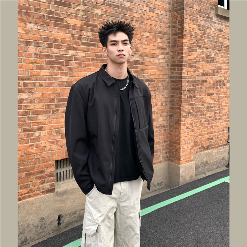 JK720-特P50现货！美式解构正肩行政夹克翻领外套短款夹克,男装夹克,星座1811B