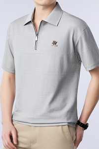 Z5055夏季男士新款短袖T恤青年修身体恤休闲POLO衫图片