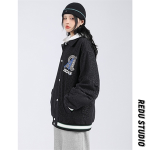 2023秋款时尚刺绣夹克男女中性风青少年潮牌棒球服外套 8007-P85图片