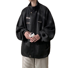 重磅！麂皮绒复合夹克飞机扣外套CP43-特P60控价：108，男装夹克，电商B371