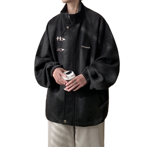 重磅！麂皮绒复合夹克飞机扣外套CP43-特P60 控价：108图片