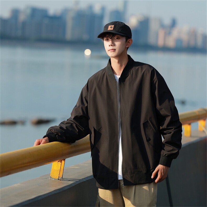 春季飞行服夹克外套男简约休闲百搭棒球服上衣迷彩P65JK837-P60,男装夹克,电商B306