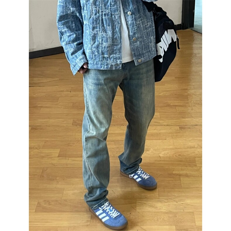 【有货】破坏线条牛仔外套男款潮牌高级感工装夹克TY861CC-特P70,男装夹克,星座1007（原301D）