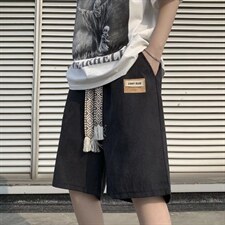 夏季宽松型时尚印花潮流短裤男韩版新款运动休闲裤K4040-P25，男装休闲裤，星座512-2