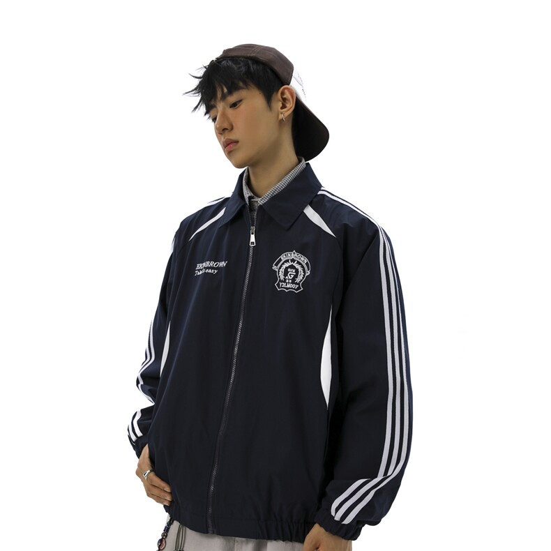 美式学院风刺绣设计大码M-5XL无影墙棒球服夹克男JK78073P79控128，男装夹克，星座227-7