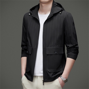 V2005钱塘2020-3春夏新款连帽男士精品休闲商务夹克P120图片