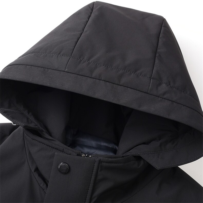 冬季新款男士可脱卸内胆连帽羽绒服中年男装一件三穿加厚保暖外套,男装羽绒服,电商B212（原钱塘6029）