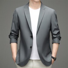 西服男装春季宽松潮流上衣小西装中青年商务单西外套YL88206-P185,男装西服,电商B212（原钱塘6029）