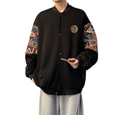 春秋季棒球服男女新款美式夹克休闲外套XZ102B-1-JK2608P85，男装夹克，星座102B-1