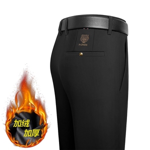 K9222加绒厚款虎头爆品锦氨休闲男士秋冬休闲裤长期款稳定图片