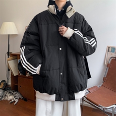 ！2025冬季新款男士撞色潮牌棉衣百搭情侣棉服外套MY200特P70，男装棉衣，电商B220