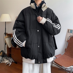 ！2025冬季新款男士撞色潮牌棉衣百搭情侣棉服外套MY200特P70图片