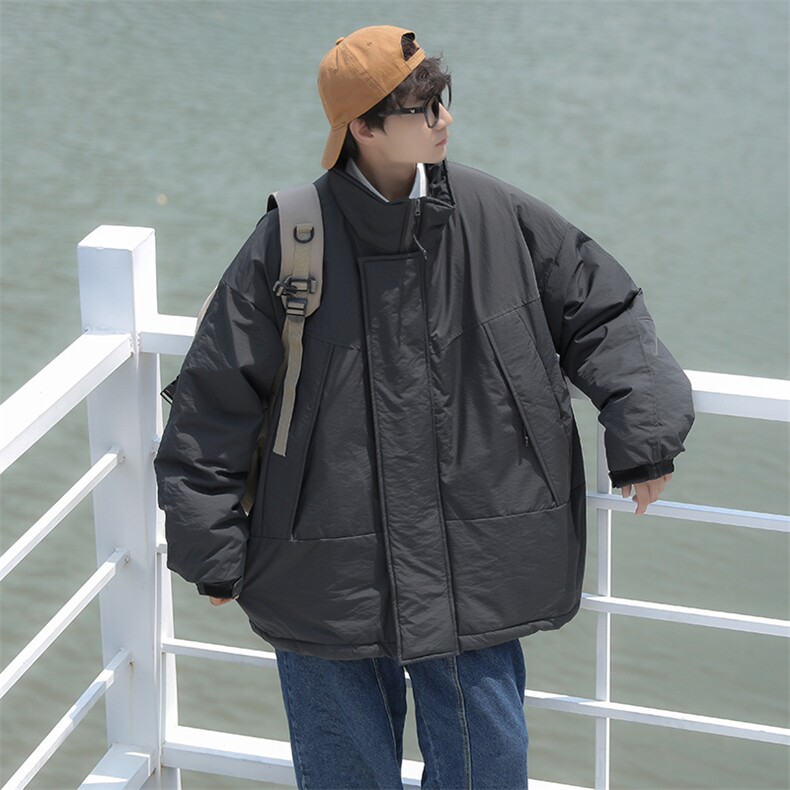 复古机能风工装外套美式高街男秋季新款宽松风衣夹克JK0269-P60,男装夹克,星座308B-1